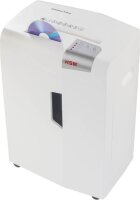 HSM shredstar X12pro Aktenvernichter mit Partikelschnitt P-5, 2 x 15 mm, bis 12 Blatt, weiß