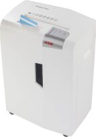 HSM shredstar X12pro Aktenvernichter mit Partikelschnitt P-5, 2 x 15 mm, bis 12 Blatt, weiß