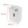 HSM shredstar X12pro Aktenvernichter mit Partikelschnitt P-5, 2 x 15 mm, bis 12 Blatt, weiß