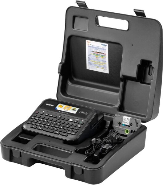 brother P-touch D610BTVP Beschriftungsgerät schwarz