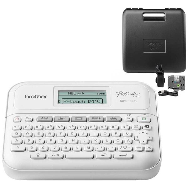 brother P-touch D410VP Beschriftungsgerät weiß