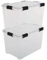 IRIS Ohyama Water Proof Aufbewahrungsboxen 2x 70,0 l...