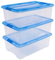IRIS Ohyama Clear NTB Aufbewahrungsboxen 3x 30,0 l...