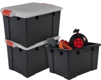 3 IRIS Ohyama DIY SK-450 Aufbewahrungsboxen 3x 50,0 l...