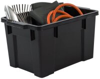 3 IRIS Ohyama DIY SK-450 Aufbewahrungsboxen 3x 50,0 l schwarz, grau, rot 38,5 x