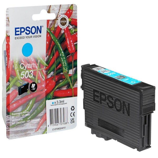 EPSON 503/T09Q24 (Peperoni) cyan Druckerpatrone