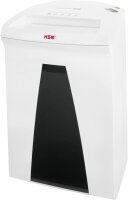 HSM Securio B24 Aktenvernichter mit Streifenschnitt P-2, 5,8 mm, bis 27 Blatt, weiß