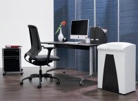HSM Securio B32 Aktenvernichter mit Streifenschnitt P-2,...