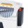 HSM SECURIO B34 - externer autom. Öler Aktenvernichter mit Partikelschnitt P-5, 1,9 x 15 mm, bis 15 Blatt, weiß