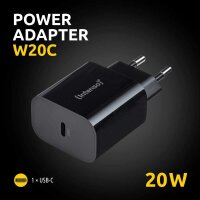 Intenso W20C Ladeadapter schwarz, 20 Watt