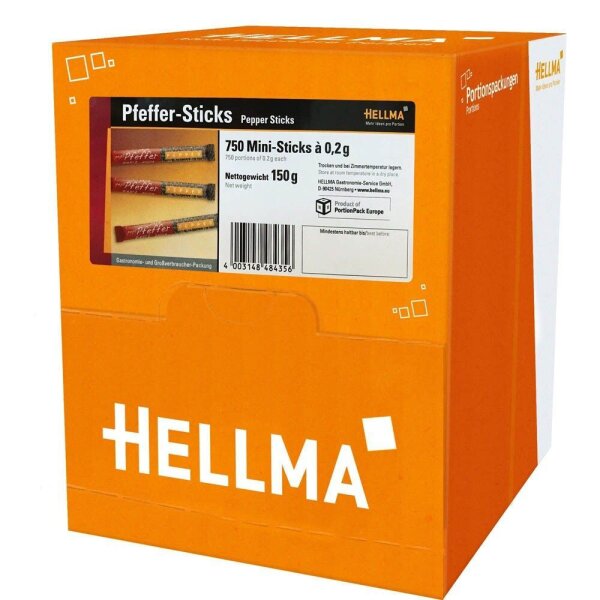 HELLMA  Pfeffersticks Gewürz, 750 St.