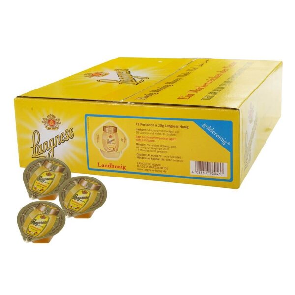 Langnese  Landhonig goldcremig, 72x 20,0 g