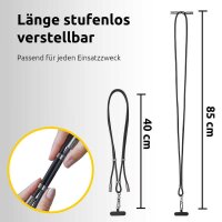 Intenso Charging Lanyard Handykette Ladekabel schwarz, Kabellänge: 1,65 m, 60 Watt