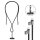 Intenso Charging Lanyard Handykette Ladekabel schwarz, Kabellänge: 1,65 m, 60 Watt