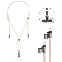 Intenso Charging Lanyard Handykette Ladekabel beige,...