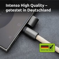 Intenso Charging Lanyard Handykette Ladekabel beige, Kabellänge: 1,65 m, 60 Watt