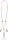 Intenso Charging Lanyard Handykette Ladekabel beige, Kabellänge: 1,65 m, 60 Watt