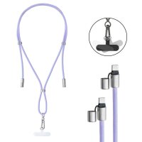 Intenso Charging Lanyard Handykette Ladekabel lila,...