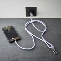 Intenso Charging Lanyard Handykette Ladekabel lila, Kabellänge: 1,65 m, 60 Watt