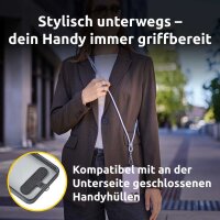 Intenso Charging Lanyard Handykette Ladekabel lila, Kabellänge: 1,65 m, 60 Watt