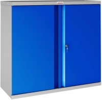 phoenix Stahlschrank SCL0891GBK grau, blau 1 Fachboden...