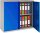 phoenix Stahlschrank SCL0891GBK grau, blau 1 Fachboden 91,5 x 37,0 x 83,0 cm, zerlegt