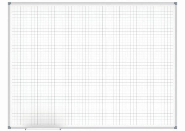 MAUL Whiteboard MAULstandard 120,0 x 90,0 cm weiß mit 2,0 x 2,0 cm Raster