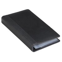 Alassio Visitenkarten-Ringbuch schwarz