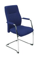 Nowy Styl Besucherstuhl NERO LUX blau Stoff, 1 St.