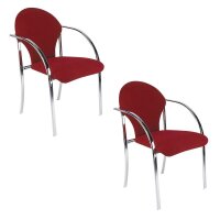Nowy Styl Besucherstühle VISA CHROM bordeaux...