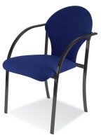 Nowy Styl Besucherstühle VISA BLACK blau Kunststoff, 2 St.