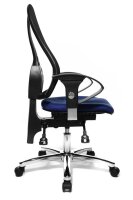 Topstar Bürostuhl Sitness® 15, ST19U G26 Stoff blau, Gestell chrom