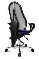Topstar Bürostuhl Sitness® 15, ST19U G26 Stoff blau, Gestell chrom
