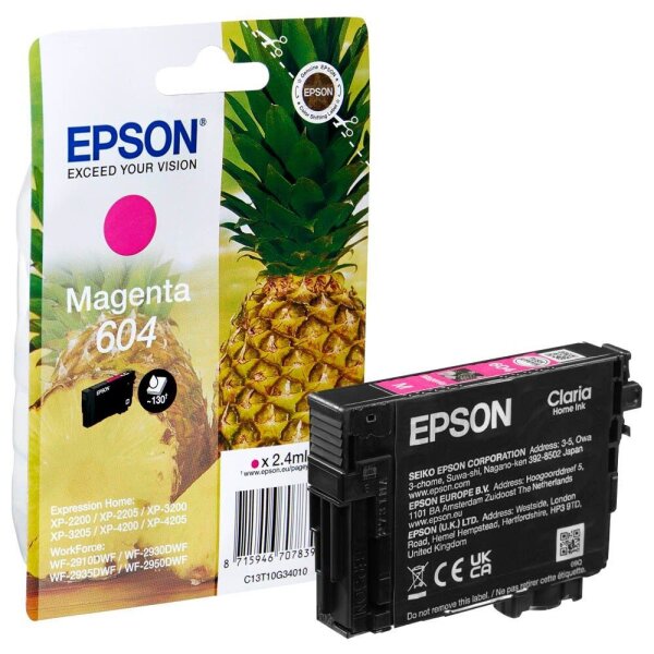 EPSON 604/T10G34 (Ananas) magenta Druckerpatrone