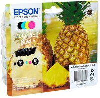 EPSON 604/T10G64 (Ananas) schwarz, cyan, magenta, gelb...