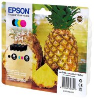 EPSON 604/T10G64 (Ananas) schwarz, cyan, magenta, gelb Druckerpatronen, 4er-Set