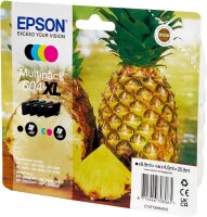 EPSON 604XL/T10H64 (Ananas) schwarz, cyan, magenta, gelb Druckerpatronen, 4er-Set
