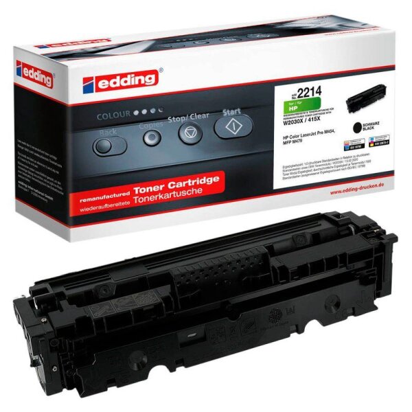 edding EDD-2214  schwarz Toner kompatibel zu HP 415X (W2030X)