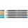 STABILO Pen 68 metallic Filzstifte farbsortiert, 6 St.