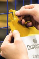 DURABLE Gitterboxtaschen gelb A4, 50 St.