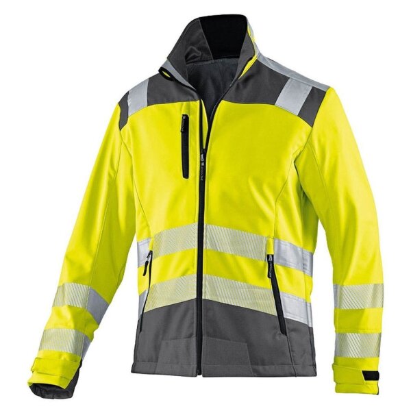 KÜBLER® unisex Warnjacke REFLECTIQ warngelb, anthrazit Größe XS