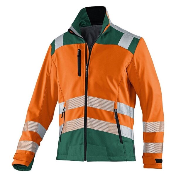 KÜBLER® unisex Warnjacke REFLECTIQ orange, moosgrün Größe XS