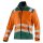 KÜBLER® unisex Warnjacke REFLECTIQ orange, moosgrün Größe XS