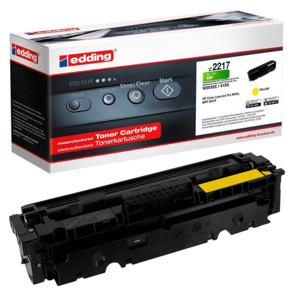 edding EDD-2217  gelb Toner kompatibel zu HP 415X (W2032X)
