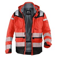 KÜBLER® unisex Warnjacke Winter REFLECTIQ rot,...