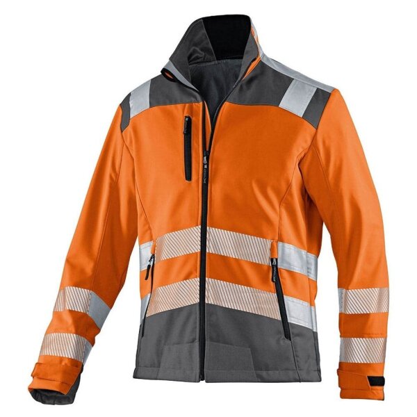 KÜBLER® unisex Warnjacke REFLECTIQ warnorange, anthrazit Größe XS