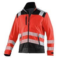 KÜBLER® unisex Warnjacke REFLECTIQ rot, schwarz...