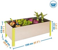 Simonrack Hochbeet SIMONGARDEN URBAN KID Metall silber,...