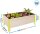 Simonrack Hochbeet SIMONGARDEN URBAN KID Metall silber, grün rechteckig 120,0 x 60,0 x 41,0 cm, 1 St.