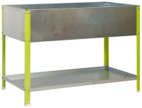 Simonrack Hochbeet SIMONGARDEN URBAN TOP Metall silber, grün rechteckig 90,0 x 40,0 x 85,0 cm, 1 St.